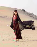 زي شمالي مطرز للبنات