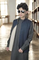 سديري دبل فيس اسود بيج - كحلي بيج