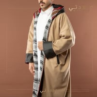 فروة رجالية تراثية بتطريز شعبي