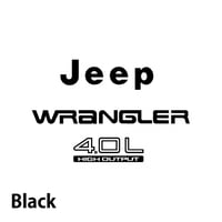 استكرات جيب رانجلر 1992- 1995 YJ