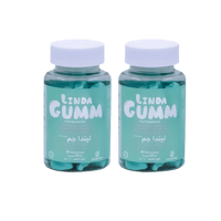 عبوتين من ليندا جم - بيوتين - 60 قطعة