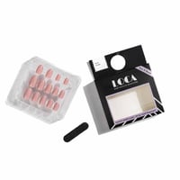 أظافر صغيرة لون وردي شكل بيضاوي N1 من لوكا