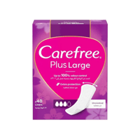 فوط يومية حجم كبير من كيرفري عطر خفيف - عبوة 48 فو...