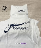 مدس + بطانية + قبعة مواليد مع التطريز