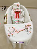 لبس بيبي و بطانية سرير تطريز