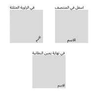 بطانية مواليد + اطـار مع تطريز ورود و اسم