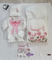 لبس بيبي و بطانية سرير ومدس تطريز