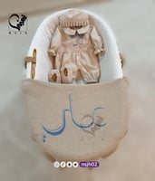 لبس بيبي و بطانية سرير تطريز