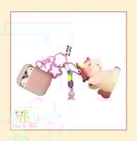 غطاء ايربودز مع ميدالية يونيكورن Airpods Case with...