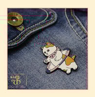 بروش قطة تلعب هيلا هوب Hula Hoop Cat Brooch