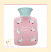 كمادة يونيكورن وردي Pink Hot water Bag