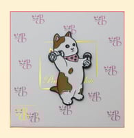 بروش قطة ترفع اثقال Gymnastic Cat Booch