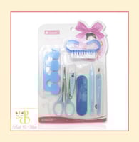 مجموعة العناية بالأظافر ازرق Blue Nail Care Set