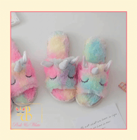سليبرز يونيكورن مفتوح Open Unicorn Home Slippers
