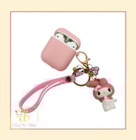 غطاء ايربودز مع ميدالية ماي ميلودي Airpods Case wi...