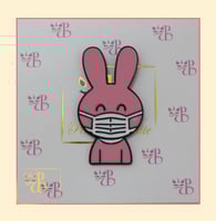 بروش أرنب بكمام Brooch