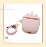 غطاء ايربودز رأس يونيكورن وردي Unicorn Airpods Cas...