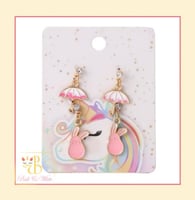 حلقين مظلة وارنب Two Earrings set