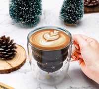 كوب زجاجي دبل Star wishing cup