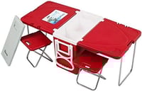 ثلاجة و طاولة للرحلات