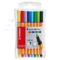 ستابيلو- فاينلاينر بوينت 88 ميني- أقلام ميني 8 ألو...