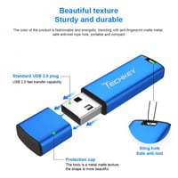 تيكي | فلاش ميموري فضي TECHKEY | Flash Memory USB2...