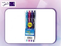 طقم أقلام حبر بايلوت فريكسيون كليكر برأس كروي قابل...