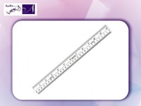 مسطرة بلاستيكية شفاف للقياسات المناسبة والدقيقة 30...