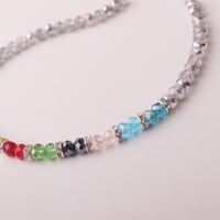 خرز كريستالي تريكواز - قطر 6ملم