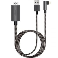 محول HDMI مع كيبل أيفون WIWU، LIGHTNING HDTV ADAPT...
