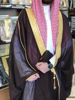 بشت رجالي ملكي رسمي لون عودي دقة ملكيه قماش صوف 80...