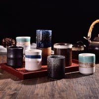 كوب قهوة سيراميك 120 مل طراز ياباني فاخر