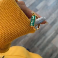 خاتم التاريخ مع فص كريستال - فضه إيطالي عيار 925 -...