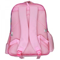 شنطة ظهر 17 انش وردي مع مقلمية - هيلوكيتي