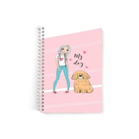 دفتر سلك A5 ورق مسطر 60 ورقة