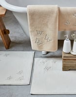 طقم دعاسات مطرزة Sophie لون سكري