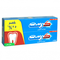 كرست معجون اسنان 2*125مل خصم 25%