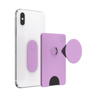 بوب سوكيت مسكة للجوال ملونة مع حافظة للبطاقات (موف...