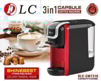 آلة كبسولات وقهوة بُن مطحون 3 في1 DLC