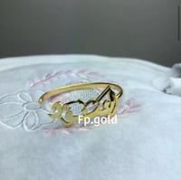 اسواره مطليه ذهب بالاسم