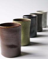 كوب فخاري يدوي (أبو طعجه)ثقيل سعته 300 مل تقريبا