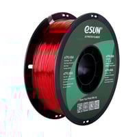 eSUN eTPU-95A (Transparent Red) 3D Filament 1.75Ø,...