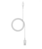 - موفي كيبل ايفون قماش 1 متر ابيض