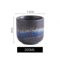 كوب قهوة سيراميك 200 مل طراز ياباني فاخر