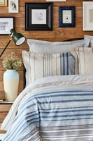 طقم مفارش مفرد Aspen أزرق