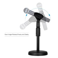 حامل ميكروفون مكتبي اسود Microphone Holder Stand L...