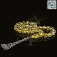 مسباح كهرمان لتواني فضة عيار 925