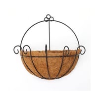 نصف دائرة تعليقة جوز الهند الحجم الكبير