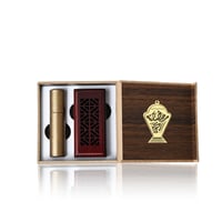 بوكس مباخر النانو بني مع الاعواد - ( 4 حبات )