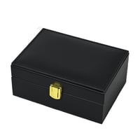 علبة جلد فاخرة ( أوقية وربع تولة ) فارغة